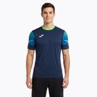 Men's Joma Elite XI navy/fluor green running shirt