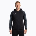 Men's Joma Elite XI Hoodie black/anthracite running sweatshirt