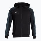 Men's Joma Elite XI Hoodie black/anthracite running sweatshirt