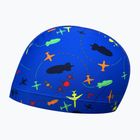 Children's swim cap RAS Patterned Elastane aereo blue