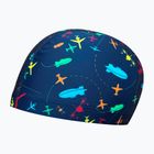 Children's swim cap RAS Patterned Elastane aereo titanium