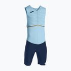 Men's triathlon suit Joma Record III Bodysuit sky blue-navy