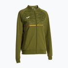 Women's Joma Record III Full Zip green running sweatshirt
