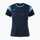 Women's tennis shirt Joma Terra dark navy/turquoise fluor