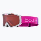 Children's ski goggles Bollé Rocket white& pink matte/ vermillon