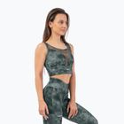 NEBBIA Mesh Sports 'Breathe' camo green fitness bra