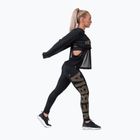 Women's training leggings NEBBIA Gold Print black 8270110
