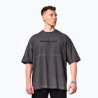 Men's training shirt NEBBIA Washed-Off Heavyweight No Shortcuts black