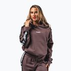 Women's sweatshirt NEBBIA Off-Duty Hoodie dark brown
