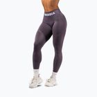 Women's training leggings NEBBIA Flow Seamless Push-Up dark grey