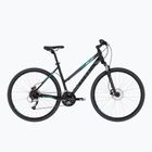 Women's cross bike Kellys Clea 90 black/aqua