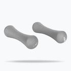Dumbbells GymBeam Neoprene Dumbbells 2 x 1 kg light grey
