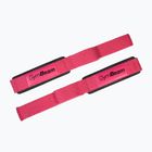 Weightlifting straps GymBeam X-Grip pink