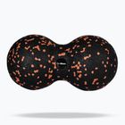 Massage roller GymBeam DuoRoll black/orange
