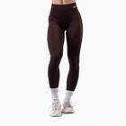 Women's Training Leggings NEBBIA Power dark brown
