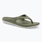 Men's Coqui Zucco dark army green/stone flip flops