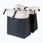 Bike pannier Basil Vive Double Pannier Bag 35 l off white/black