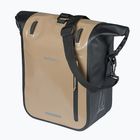 Bike pannier Basil Rivo M Single Bag MIK Hooks 12-15 l sand/black
