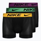 Nike Dri-FIT Cotton Trunk men's boxer shorts 3 pairs fuxia/yellow/turquoise