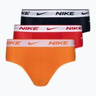 Men's Nike Everyday Cotton Stretch Brief 3 pairs blue/red/orange