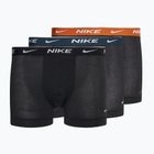 Men's boxer shorts Nike Everyday Cotton Stretch Trunk 3 pairs black/armory navy/black