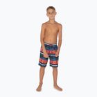 Protest Prtmaurits children's swim shorts navy blue and orange P2810421