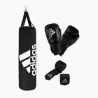 adidas Performance Boxing Set bag + gloves + bandage black and white ADIBAC11KIT-EUN