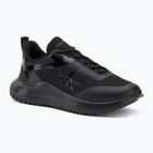 Calvin Klein men's shoes YM0YM00968 Eva Runner Low Lace Ml Mix triple black