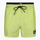 Men's Calvin Klein Medium Double WB sharp green swim shorts