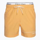Men's Calvin Klein Medium Double WB buff orange swim shorts