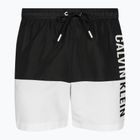 Men's Calvin Klein Medium Drawstring-Block swim shorts black