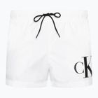 Men's Calvin Klein Short Drawstring classic white swim shorts
