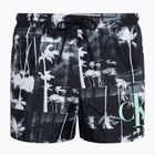 Men's Calvin Klein Short Drawstring-Print palm black swim shorts