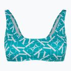 Calvin Klein Bralette-RP Print monogram blue swimsuit top