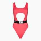 Women's one-piece swimsuit Calvin Klein Cut Out One Piece-RP calypso coral