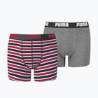 PUMA Printed Basic 2pc ribbon red children's boxer shorts