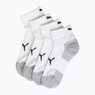 Socks PUMA Sport Cushioned Quarter 2 pairs white