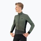 Men's cycling jacket Rogelli Tarax Winter Jacket army green