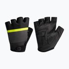Rogelli Hero II men's cycling gloves black/fluor/grey