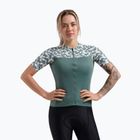 Women's cycling jersey Rogelli Essential Graphic mint/yellow