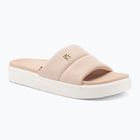 Tommy Hilfiger women's Platform Pool Slide pink bloom slides