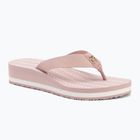 Women's Tommy Hilfiger Im Th Chainprint Midwedge Sandal foggy pink