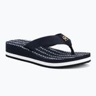 Women's Tommy Hilfiger Im Th Chainprint Midwedge Sandal space blue