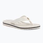 Tommy Hilfiger women's flip flops Chain Print Beach Sandal ivory
