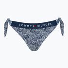 Tommy Hilfiger Cheeky Side Tie Bikini Bottom Print illustrated wave dark night navy