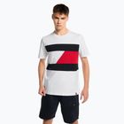 Men's Tommy Hilfiger Colorblocked Mix Media S/S training shirt white