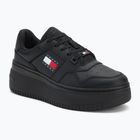 Women's shoes Tommy Jeans Retro Basket Flatform Ess triple black