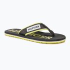 Men's Tommy Hilfiger Patch Beach Sandal dark ash flip flops