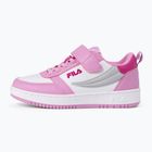 FILA Rega Nf Velcro white/moonlite mauve children's shoes