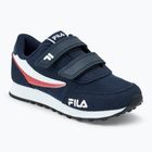 FILA Orbit Revolution Velcro children's shoes fila navy